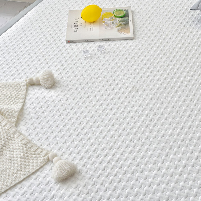 블루스타 냉감매트 침대 냉감패드, 쿨매트, 하얀색