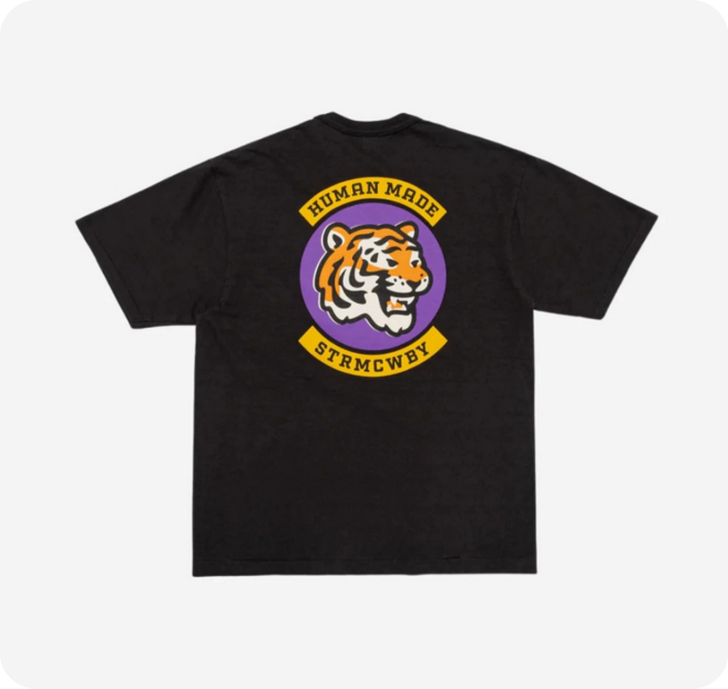 휴먼메이드 티셔츠 케이코 소오토메 상어 화이트 0910