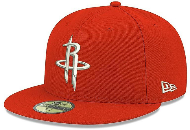 New Era NBA 휴스턴 로켓 남성용 공식 59FIFTY 핏 캡 7.125 레드 101716, New Era NBA 휴스턴 로켓 남성용 공식 59FI
