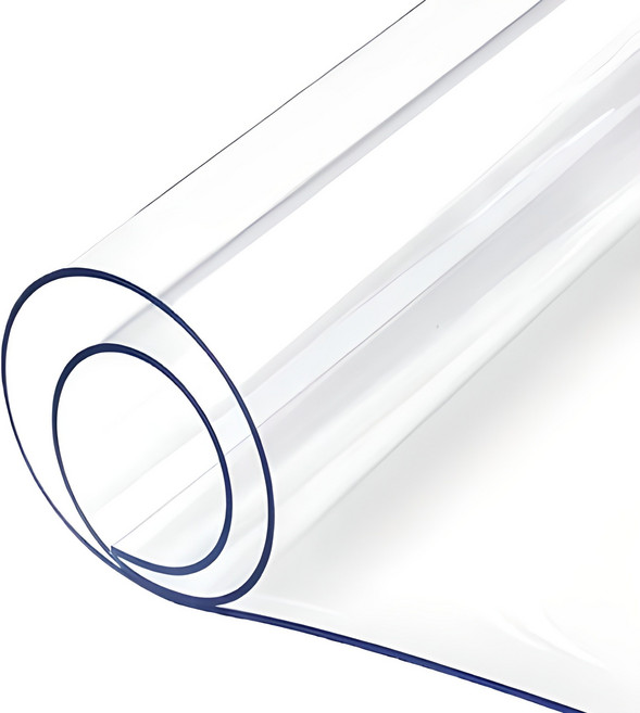 예피아 PVC 모서리 라운딩 매트, 투명, 40cm x 50cm x 2mm, 1개