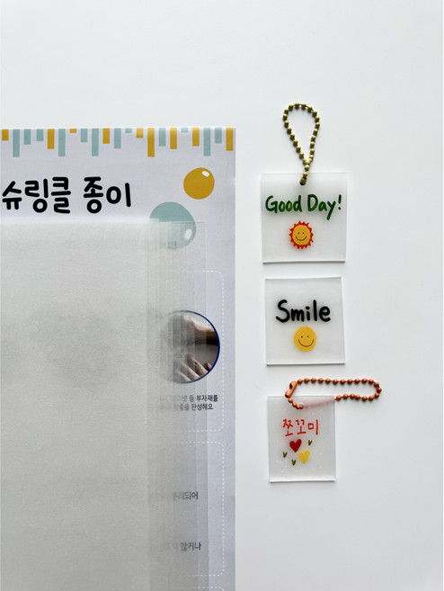 어여쁜 슈링클 종이 반투명 A4사이즈 10매, 1개