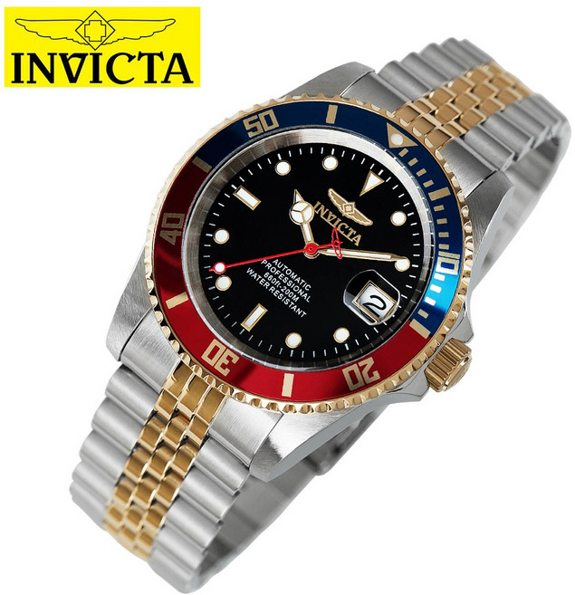 인빅타 Pro Diver Collection 남성용 오토매틱 캘린더 메탈시계 29180