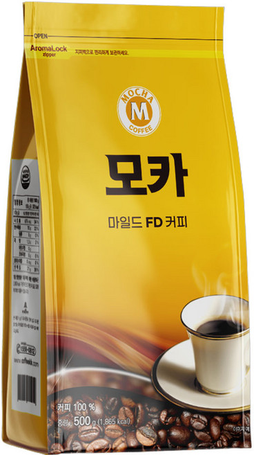 모카 마일드 FD커피 500g 자판기 대용량 리필 알커피, 1개, 1개입