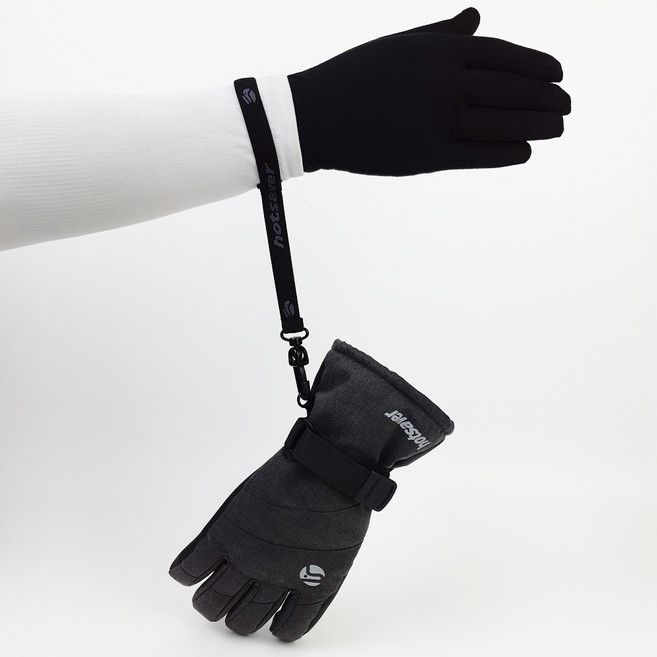 핫세이버 스키장갑 분실방지 스트랩 끈 줄 고리 리쉬코드 손목 밴드 1쌍(2개입), 1개