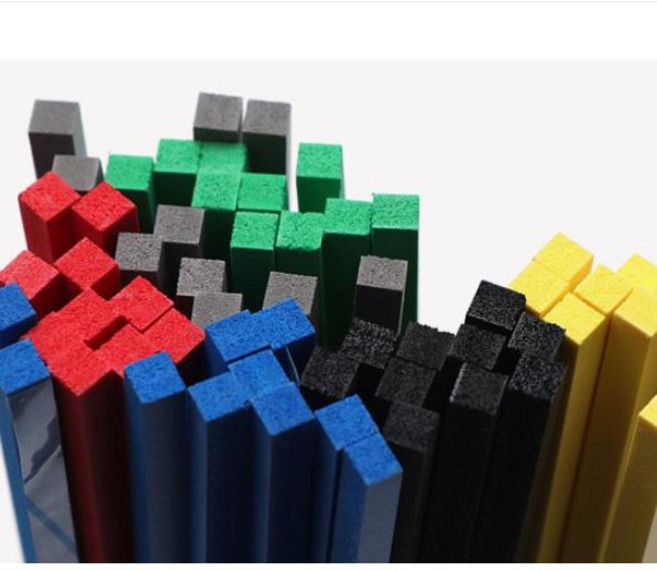 동아측기 모형재료 포맥스 각재 정사각 기둥 60cm, 검정, 1개, 5mm