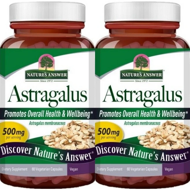 네이처스앤서 아스트라갈루스 황기 뿌리 500mg, 2개, 60정, 60정 - 쿠팡