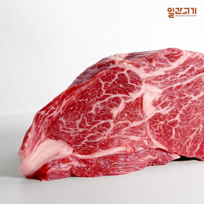 [일간고기][냉장]1등급 암소한우 등심 스테이크 300g, 1개