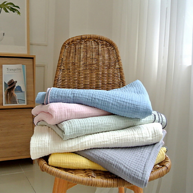 유-아동용 면-거즈이불 (3중면), 불루