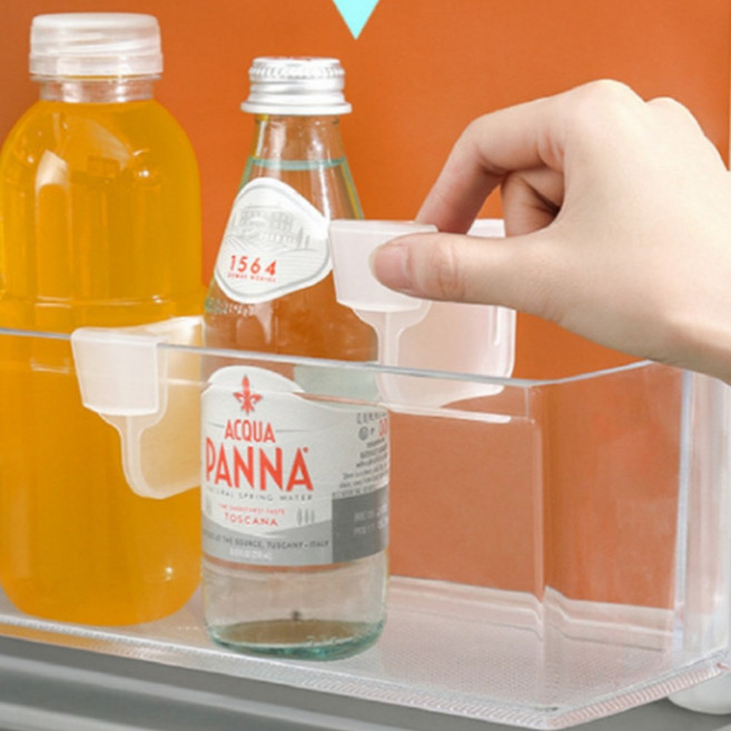 냉장고 분리 칸막이 클립 공간활용 분리대 4p