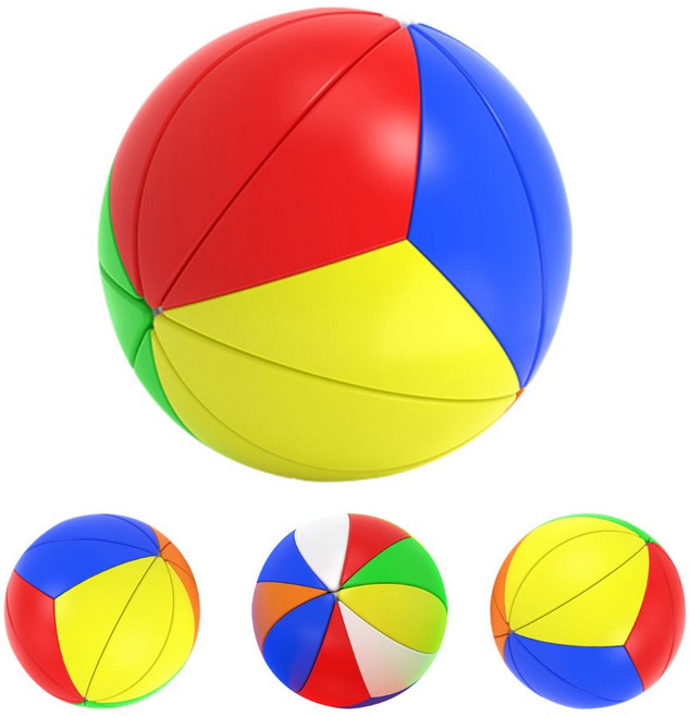 젠느큐브 창의력 집중력 사고력발달에 좋은 매직큐브 스티커리스 당일발송 신학기선물, 젠느큐브(볼), 1개
