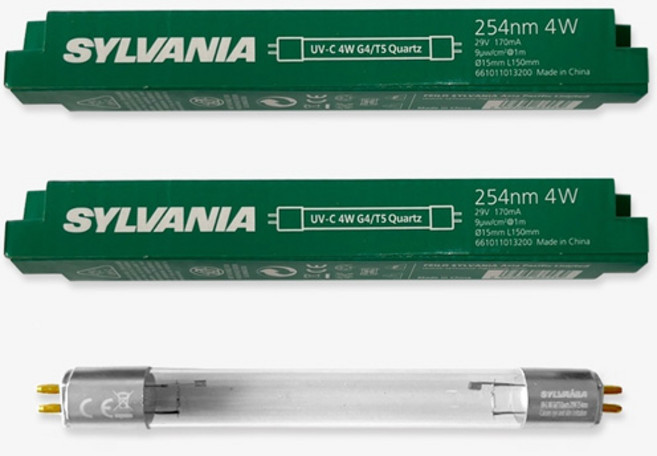 스펙트라 해님 유팡 젖병소독기 실바니아 4w 램프, 4w램프 2개