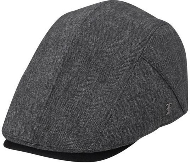 팬텀 팬텀골프 남성 메탈 로고 절개 체크 헌팅캡 211E1CP103_BK_GN, BK, 1개