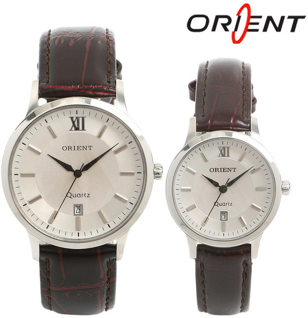 오리엔트 남/여 커플 손목시계 OT560MA OT560FA Made in Korea
