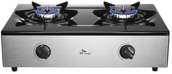SK매직 NEW 에코 가스레인지 2구 자가설치, gra831SR(LNG), LNG