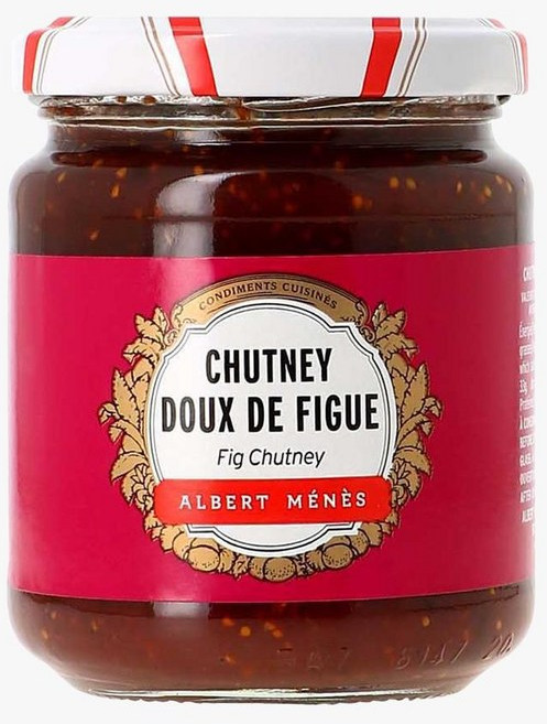 프랑스 알버트 메네스 Albert Menes 달콤한 무화과 처트니 잼 220g, 6개