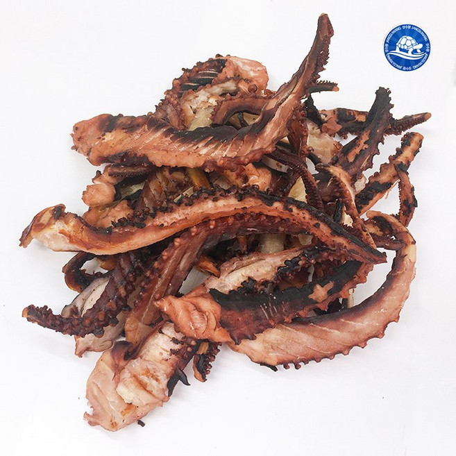 장수왕 통통구이족 250g /가문어 통족 구운 오징어다리 안주 간식 구운 오족 문어발, 1개