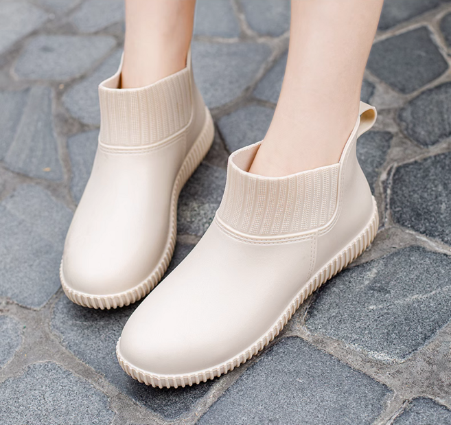 비브온 프리미엄 숏 레인부츠 패션 장화