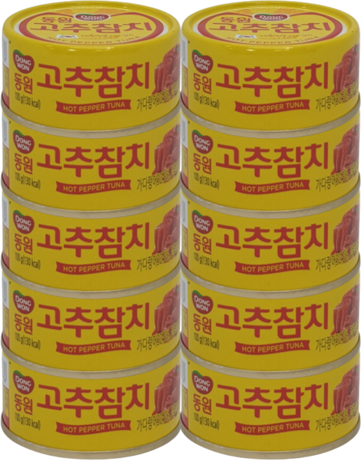 동원참치 고추참치 100g 10캔, 10개