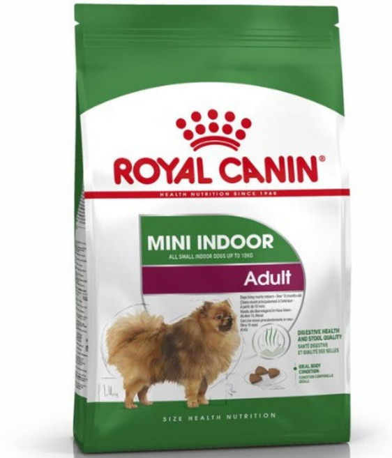 로얄캐닌 독 미니 인도어 어덜트 1.5kg rka*084Bb, 1개, 곡물
