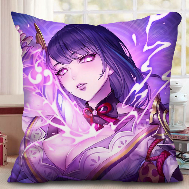 L.HOUSESTORE원신 호두 타르탈리아 소 종려 감우 다이루크 각청 클레쿠션카에데하라 카즈하 응광 바바라11, 35x35cm, 1개