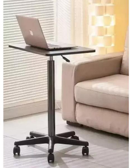 거치대 노트북 리프팅 바퀴 작업대 스탠딩 높이 조절 모션데스크 회전 스탠드, 1개, 블랙 [블랙 실린더 높이 70-95cm]