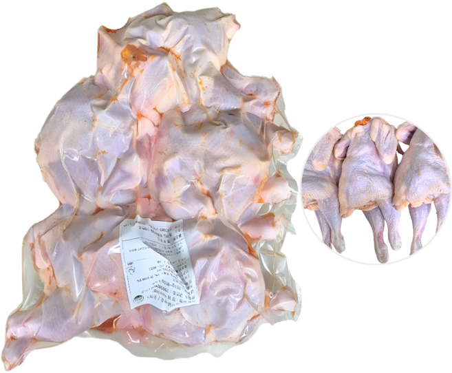 바베큐통닭 / 백세미 70호 / 국내산 염지닭 살짝 매콤 / 업소용 HACCP, 700g, 10개