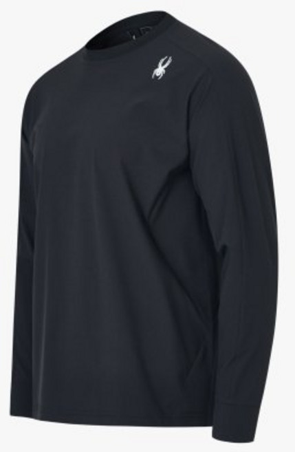 SPYDER 남성 유로스포츠 쿨링 4WAY 스트레치 우븐 티셔츠 SPJPCNRL221MBLK 343439