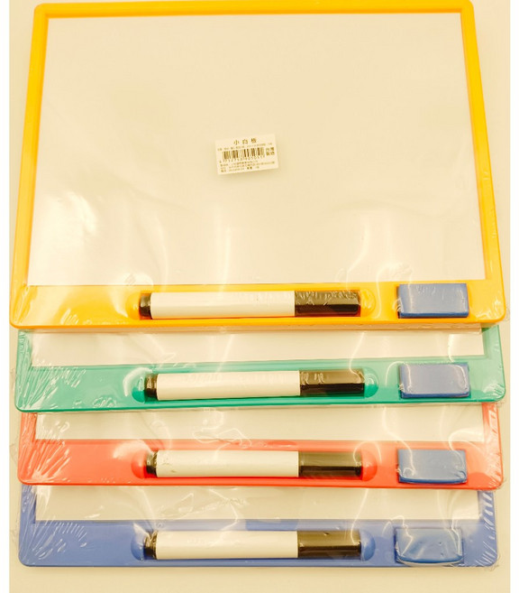 迷你磁吸小白板 附筆擦拭板 綠色, 綠