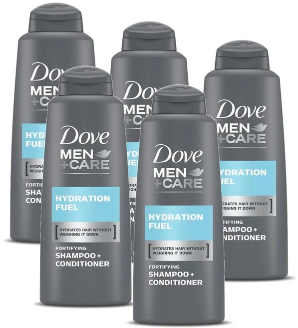 도브 맨 케어 하이드레이션 퓨얼 투인원 샴푸 컨디셔너 Dove Men Hydration Fuel, 5개, 603ml - 쿠팡