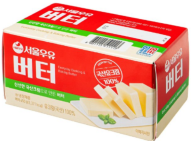 서울우유 버터, 450g, 1개