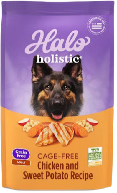 HALO 嘿囉 無穀成犬飼料 雞蛋配方 適合成犬, 雞, 1.59kg, 1個