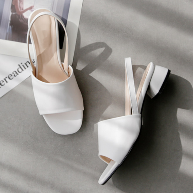 가이아슈 여성용 발편한 스트랩 샌들 슬링백 3cm 5cm 여성샌들