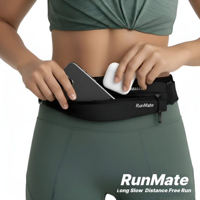런메이트 스마트폰 러닝 벨트 가방 플립벨트 조깅 운동 런닝 허리 힙색 밴드