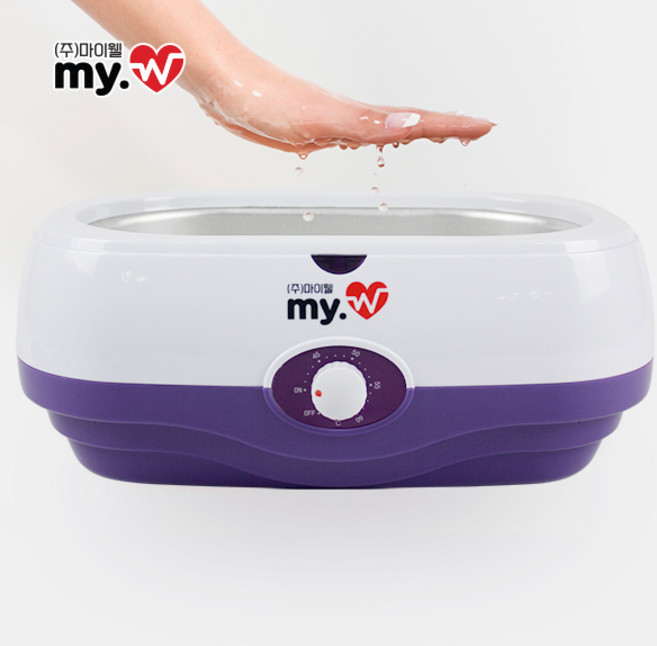 마이웰 대형 파라핀 베스 초고속용해 테라피 손발 손목 가정용왁스 치료기 아님 MY-300, 1개