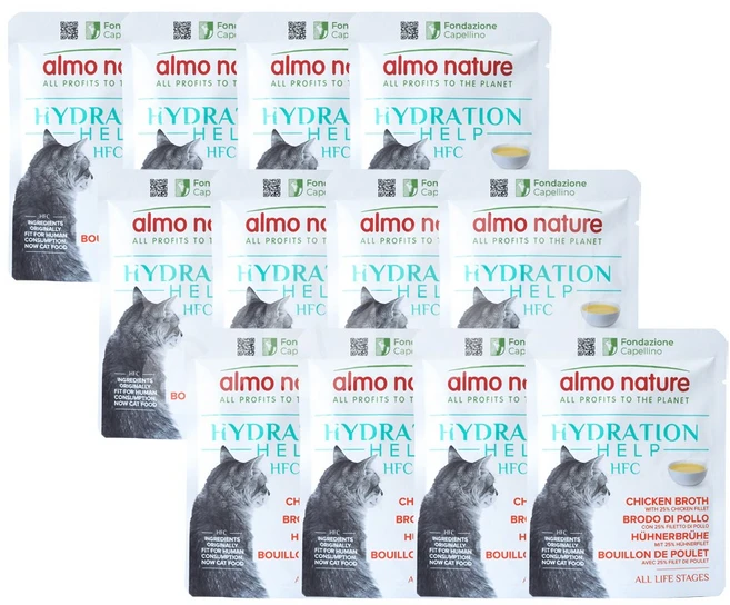 알모네이쳐 하이드레이션 파우치 고양이 수분보충 간식, 24개, 50g, 닭육수와 살코기 - 쿠팡