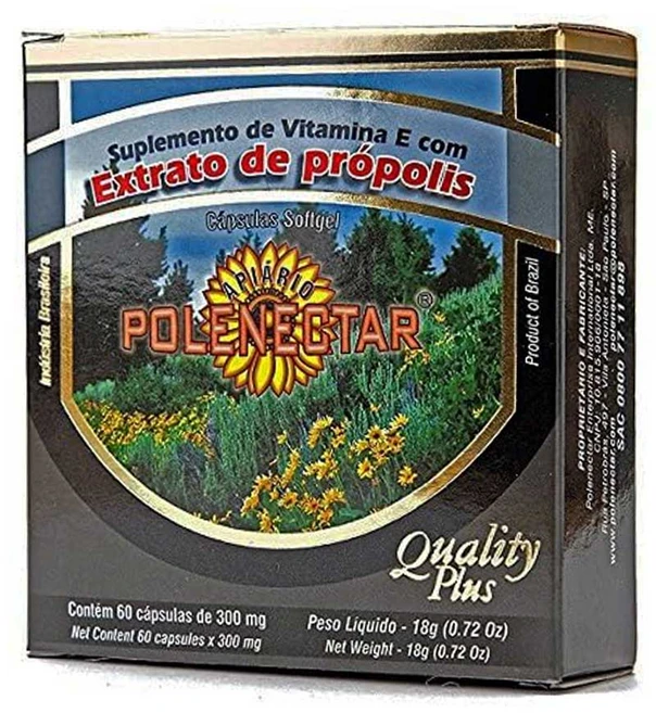 Polenectar 그린비 프로폴리스 300 mg 60 소프트젤, 1개, 60정 - 쿠팡