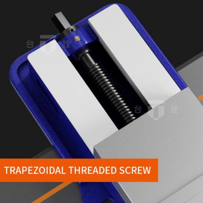 헤비 듀티 정밀 기계 바이스 - CNC 가공 센터 선반 및 밀링 머신용 고강도 데스크탑 벤치 클램프, GT-4inch