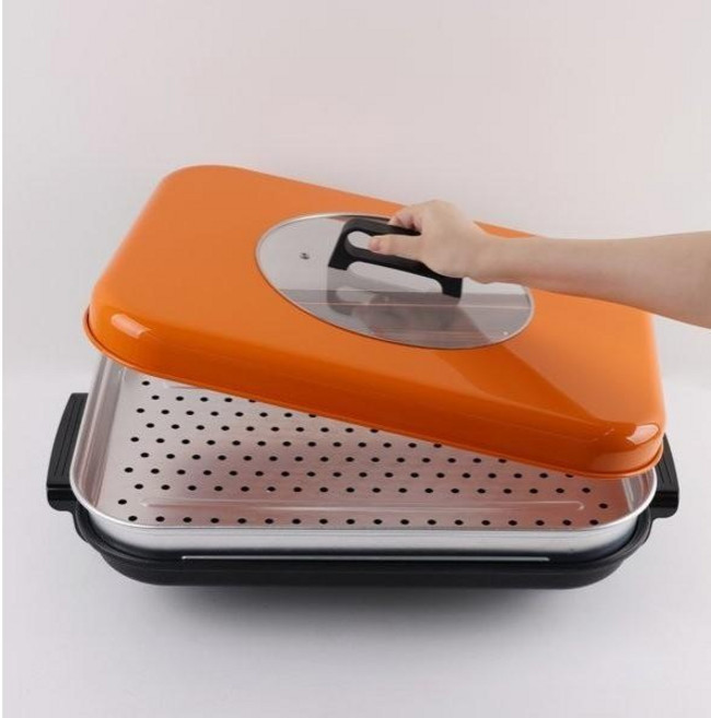 (홍진테크) 아토만 분리세척 와이드 전기 그릴 (AT-EP6200S), AT-EP6200S