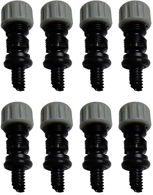 育材【開心田園樂】寶特瓶點滴 DIY澆水 環保可重複利用 滴水器 自動滴水器, 1套, 接管滴頭-8顆(無鑽孔器), 一盒