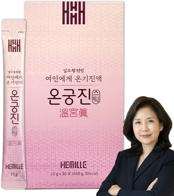 김소형 원장 여성건강 달임진액 온궁진 스틱 당귀차 쑥차 익모초, 30개, 15g - 쿠팡