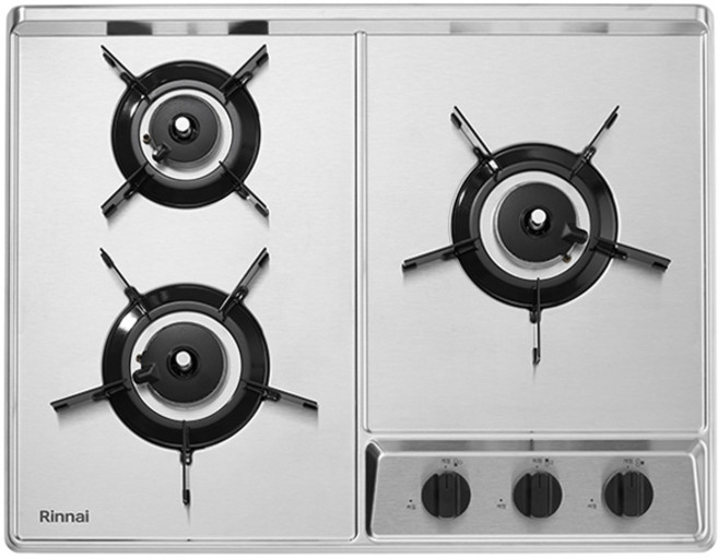 빌트인 3구 가스렌지 RBR-S3203D 건전지 교체형, S3203D, LNG