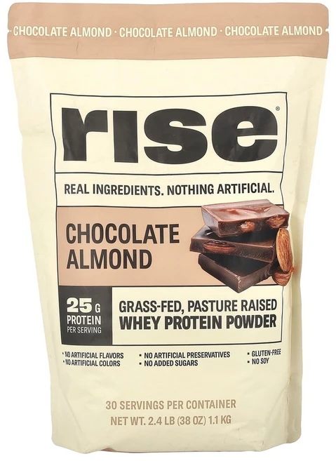 Rise Bar 유청 단백질 파우더 초콜릿 아몬드 1.1kg(2.4lb) Bar (라이즈 바), 1.1kg, 1개 - 쿠팡