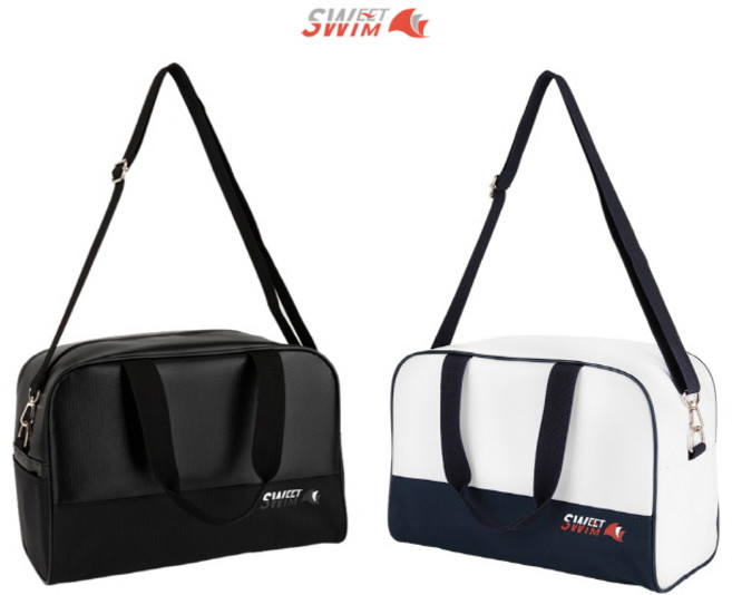 보스톤 숄더백 수영가방, 화이트