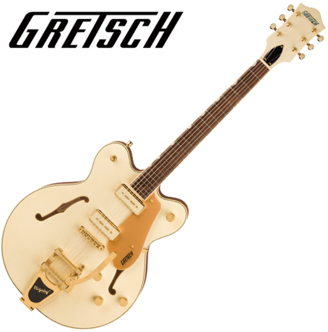 [Gretsch] Pristine LTD Center Block | 그레치 프리스틴 더블컷 센터블럭 - White Gold