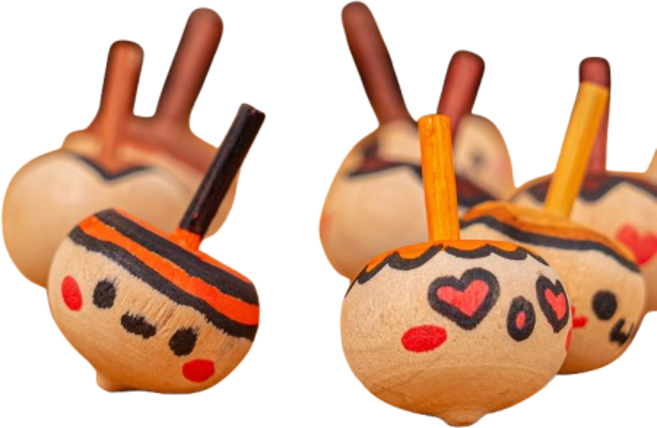 [바이오로드] DIY 도토리 나무 팽이 만들기 키트 100개입 세트 어린이 초등 유아 꾸미기 단체 돌봄 유치원 방과후 미술 수업 재료 친구 팽이놀이, 1개, [도토리나무팽이]DIY