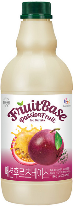 복음자리 패션후르츠 베이스 1.8kg, 1개