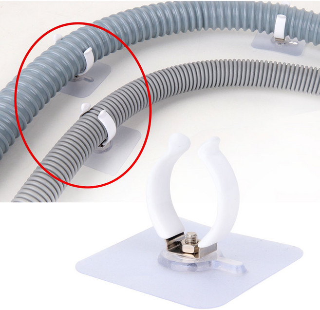 와이넷 세탁기 배수호스 무타공 호스 고정대, 1개, C.멀티용배수