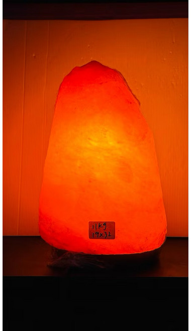 財山型鹽燈 11.4kg 頂級帝王紅等級, 一般開關電線
