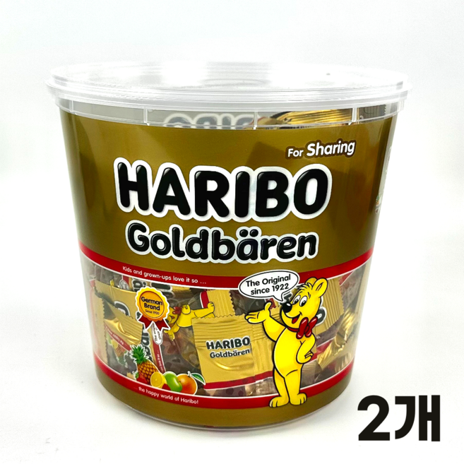 [코스트코] 하리보 골드베렌 젤리1000g X 2통, 1kg, 2박스