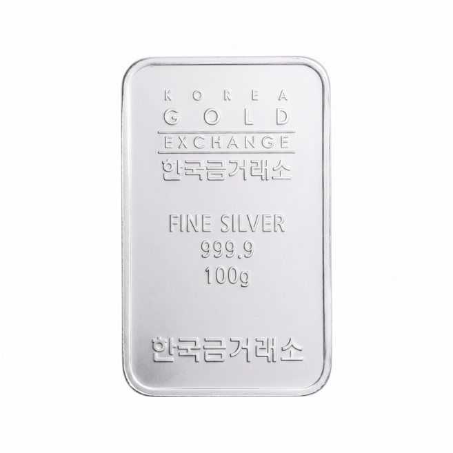 4위 - 한국금거래소 실버바 100g